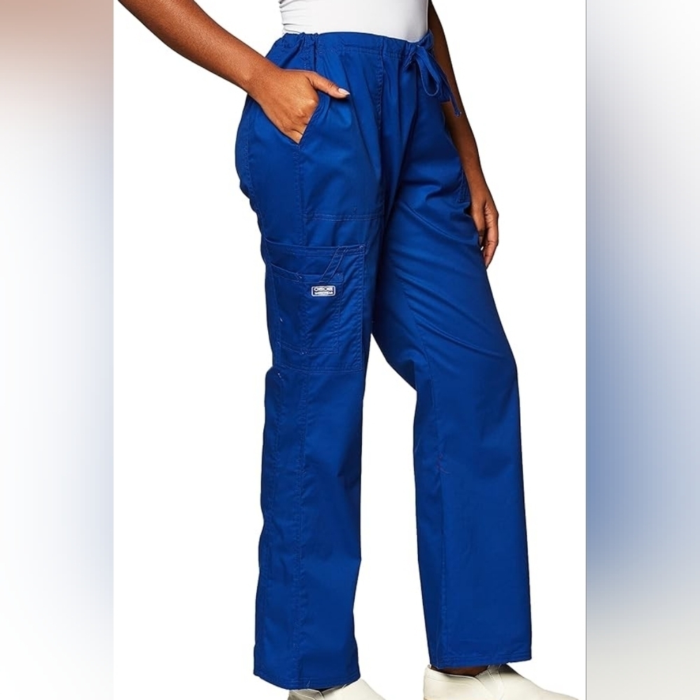 CHEROKEE WW Core Stretch Mid Rise Drawstring Cargo Pant